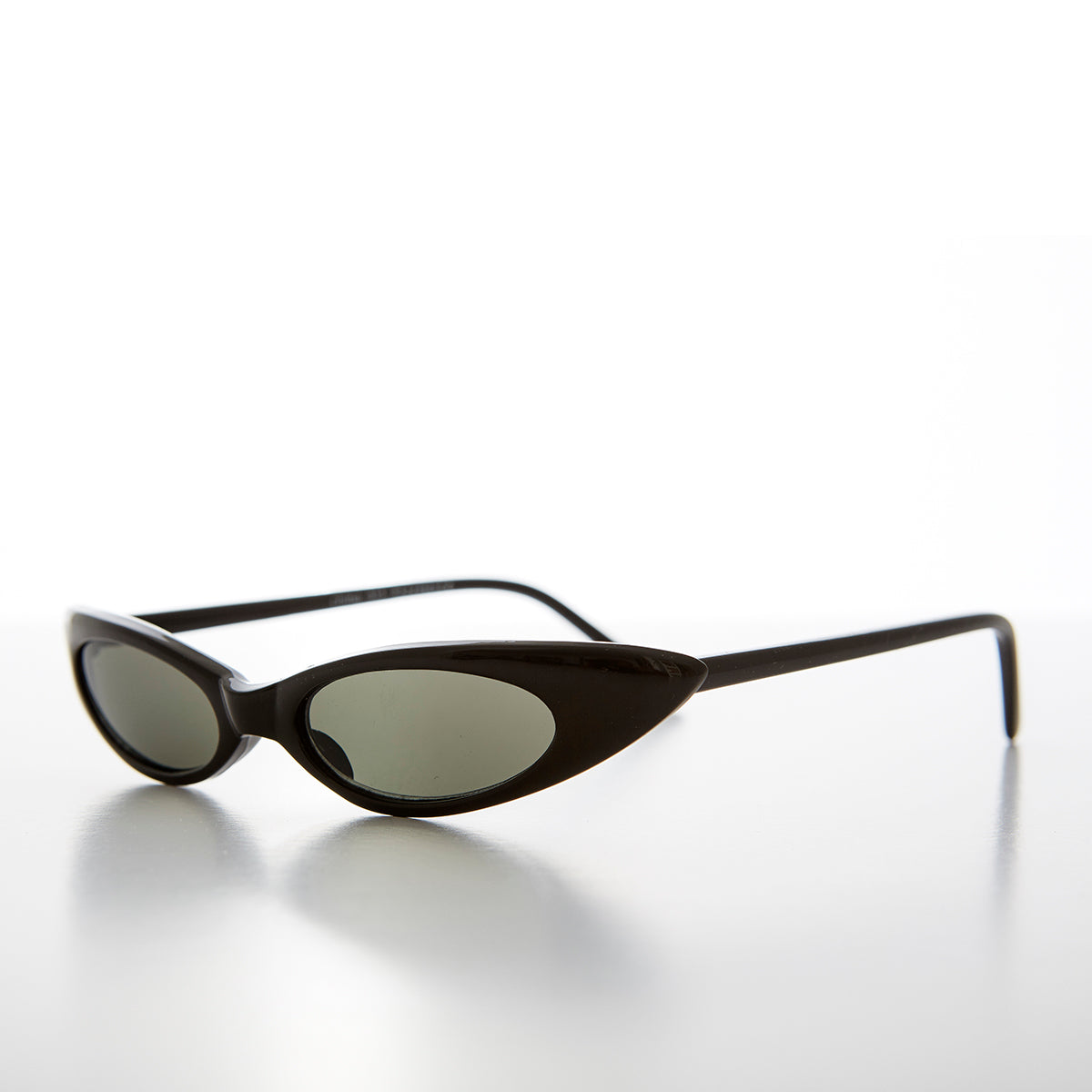 Skinny Punk Rock Cat Eye Sunglass - Slim