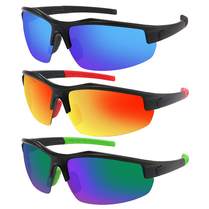 POLARIZED FISHING HALF FRAME SPORT WRAP WHOLESALE SUNGLASSES 570146/P1RV