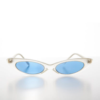 Narrow Punk Rock Cat Eye Sunglass - Slim
