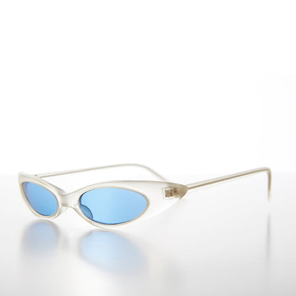 Narrow Punk Rock Cat Eye Sunglass - Slim