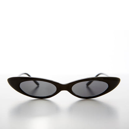Skinny Punk Rock Cat Eye Sunglass - Slim