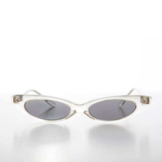 Narrow Punk Rock Cat Eye Sunglass - Slim