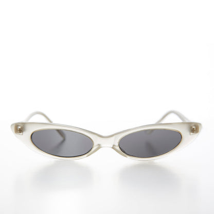 Narrow Punk Rock Cat Eye Sunglass - Slim